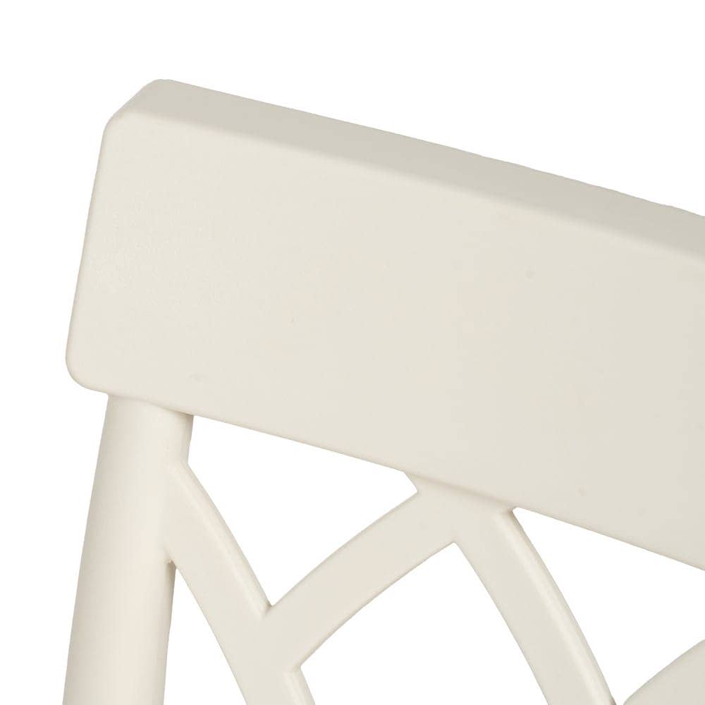 Silla Blanca de Polipropileno Apilable Dorven - Diseño Ergonómico, Ligera y con Protección UV para Interiores y Exteriores - 83 cm de Altura - Imagen 6