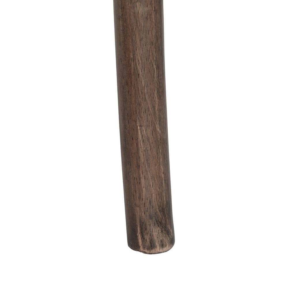 Silla Camden de Madera de Haya y Asiento de Ratán en Color Chocolate - 81 cm de Elegancia y Confort para tu Hogar - Imagen 13
