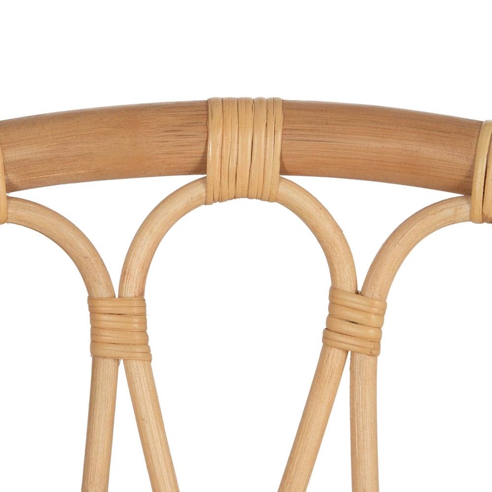 Silla Apilable de Ratán Natural Color Miel para Salón - Diseño Sofisticado y Cómodo (78 cm) - Imagen 11