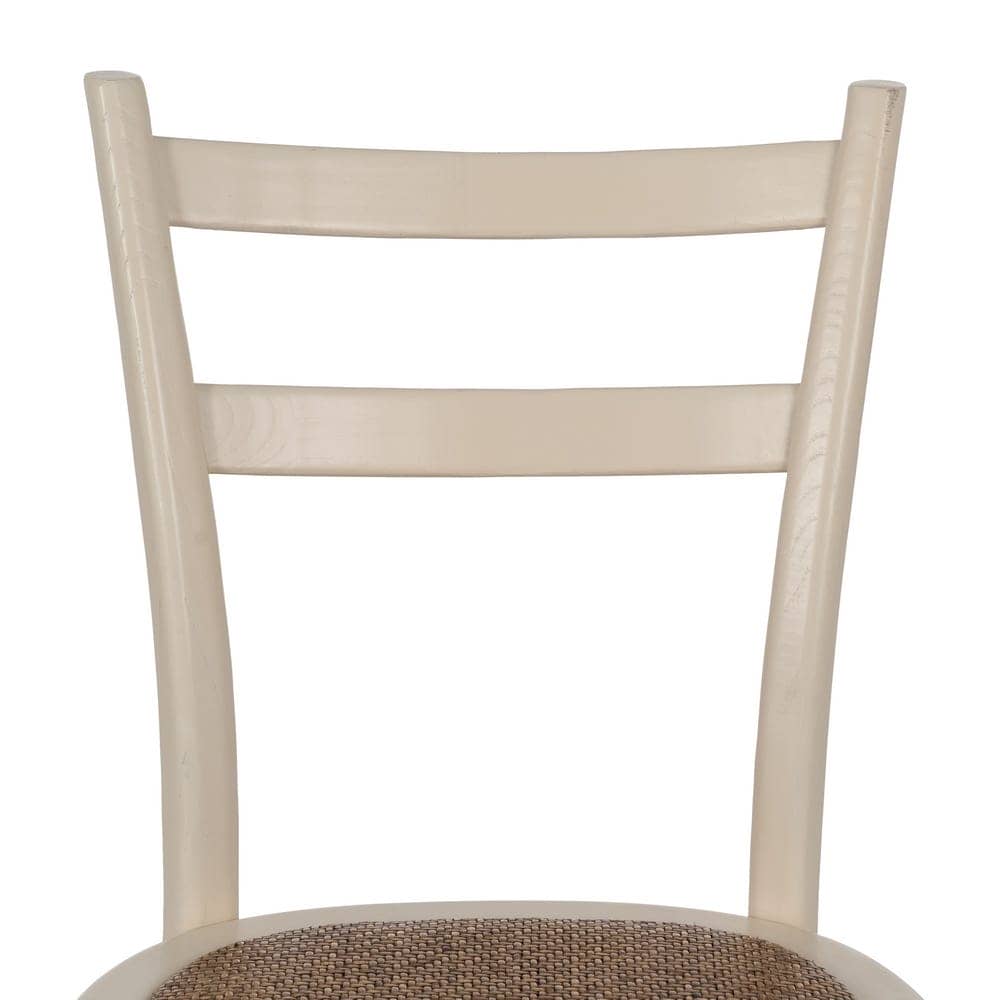Silla Nolric de Madera de Olmo y Asiento de Ratán - Diseño Elegante y Confortable 88,5 cm - Imagen 4