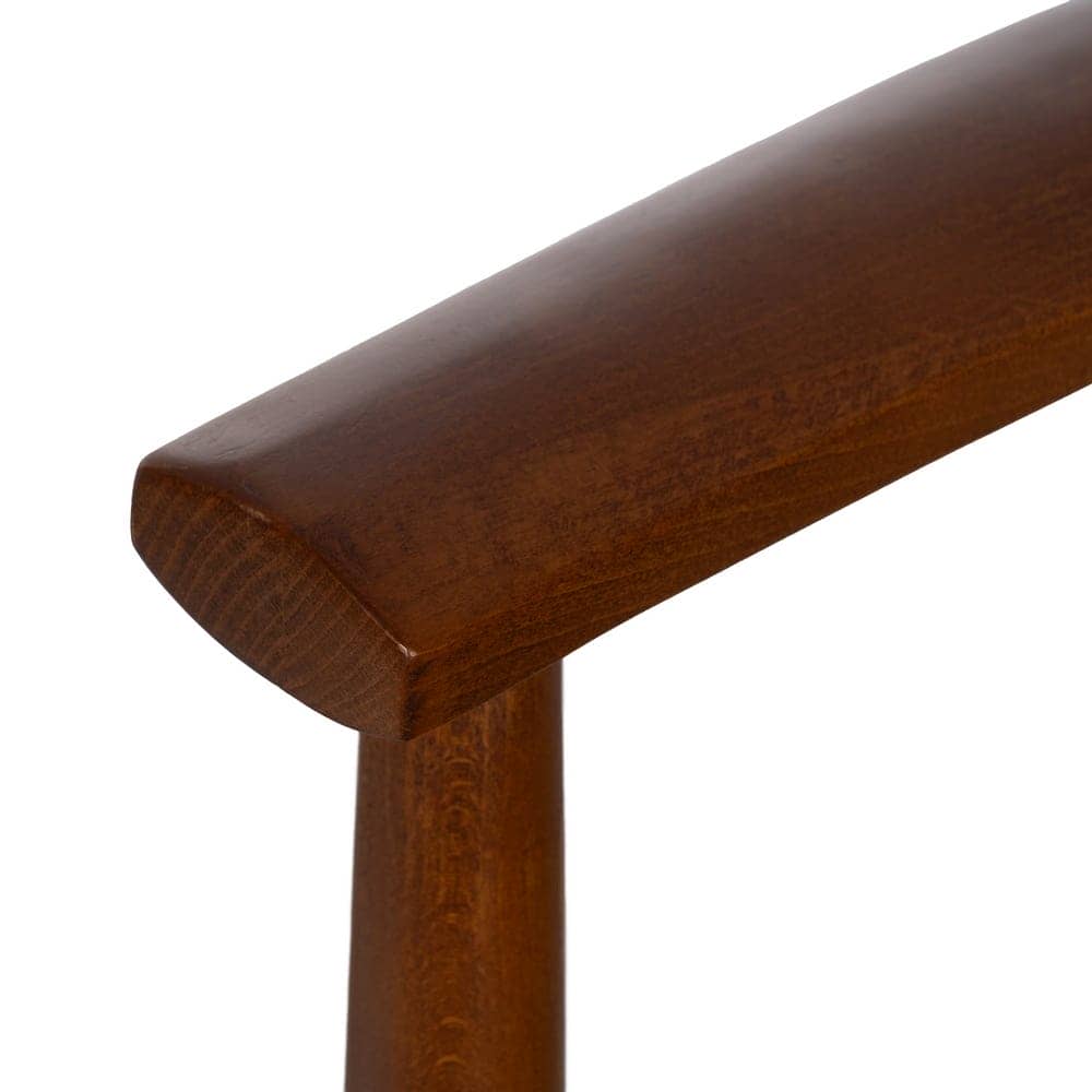 Silla de Madera de Haya con Asiento de Cuerda Marrón 77 cm Declan - Diseño Elegante y Confortable para Comedor y Salón, Soporta 130 kg, Normativa UNE-EN 12520:2016 - Imagen 7