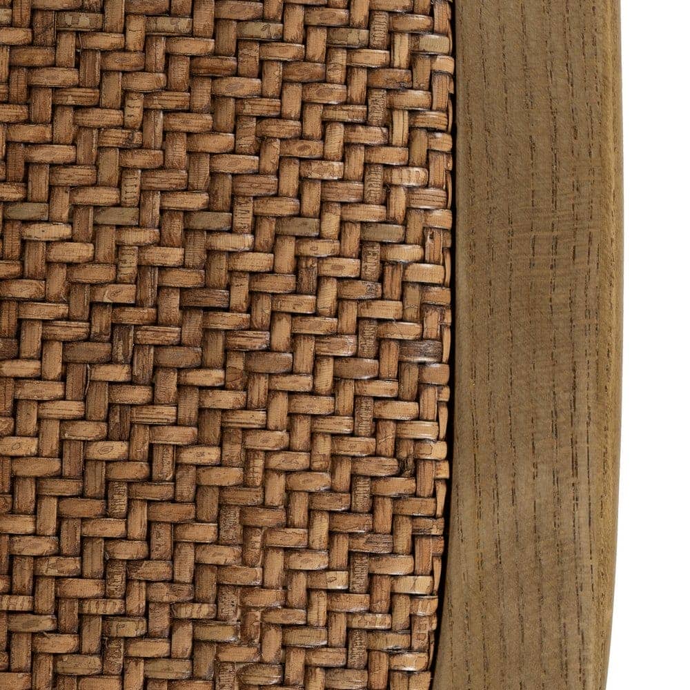 Silla de Madera de Olmo Nolric con Asiento de Ratán - Elegante y Cómoda, 88,5 cm de Altura, Ideal para Comedores y Salas de Estar - Imagen 11