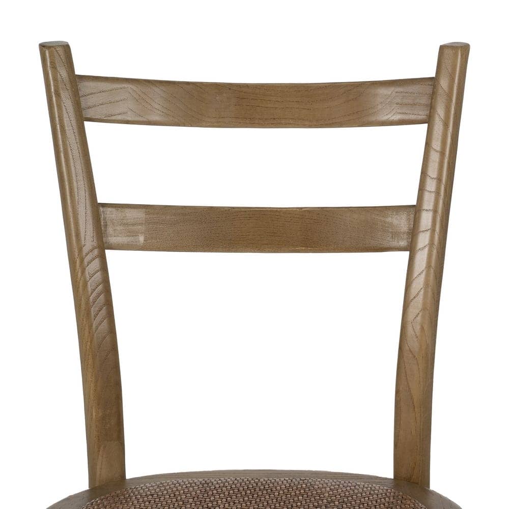 Silla de Madera de Olmo Nolric con Asiento de Ratán - Elegante y Cómoda, 88,5 cm de Altura, Ideal para Comedores y Salas de Estar - Imagen 4