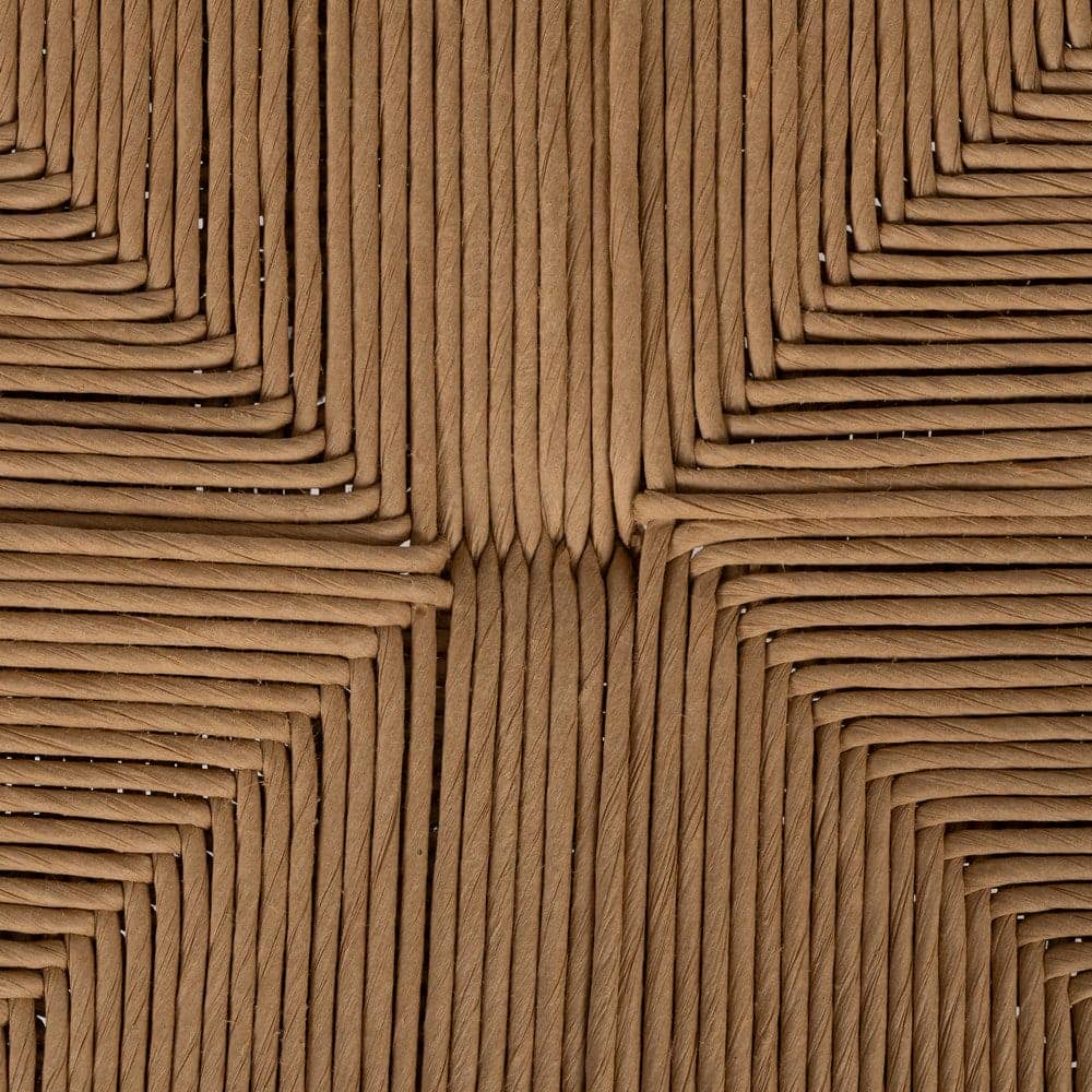 Silla de Madera de Olmo Marrón Cole con Asiento de Ratán Trenzado - Elegancia Rústica para tu Hogar (78 cm) - Imagen 10
