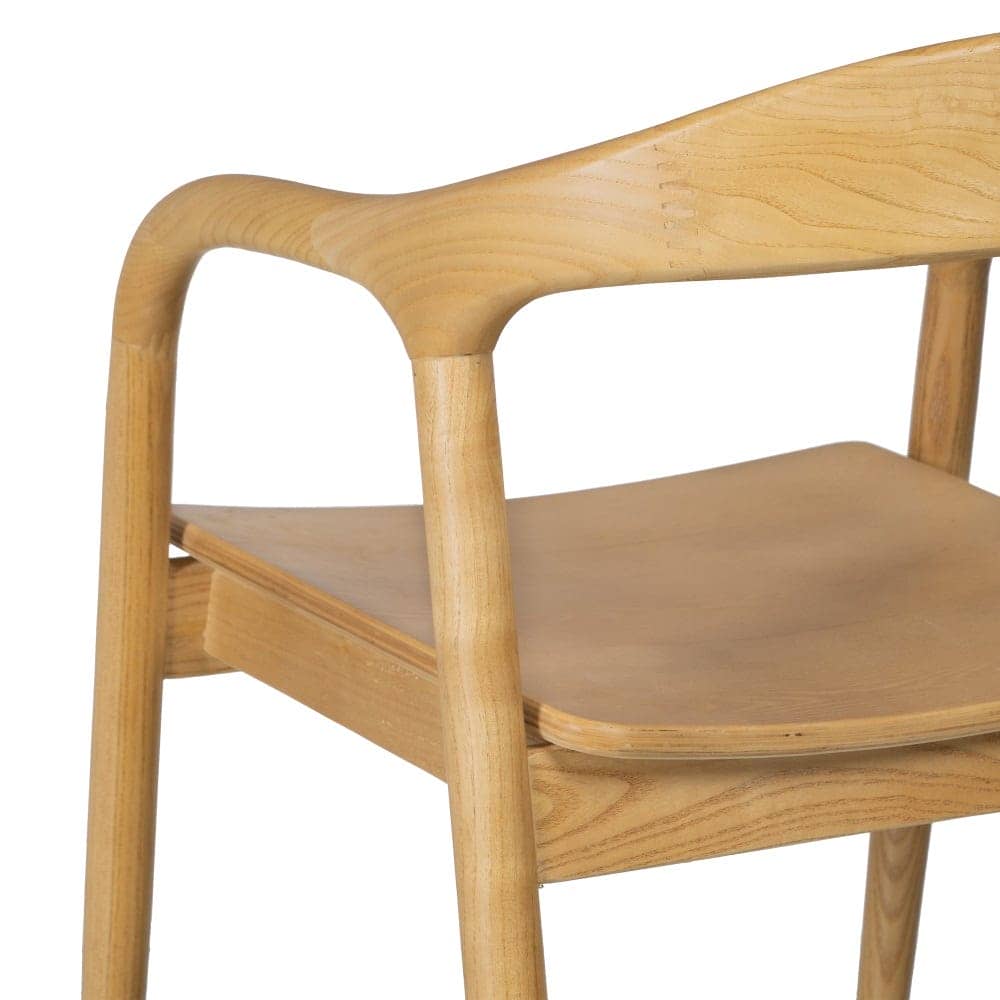 Silla de Madera de Olmo Logan 77 cm - Diseño Ergonómico y Elegante para Comedores y Oficinas - Imagen 9