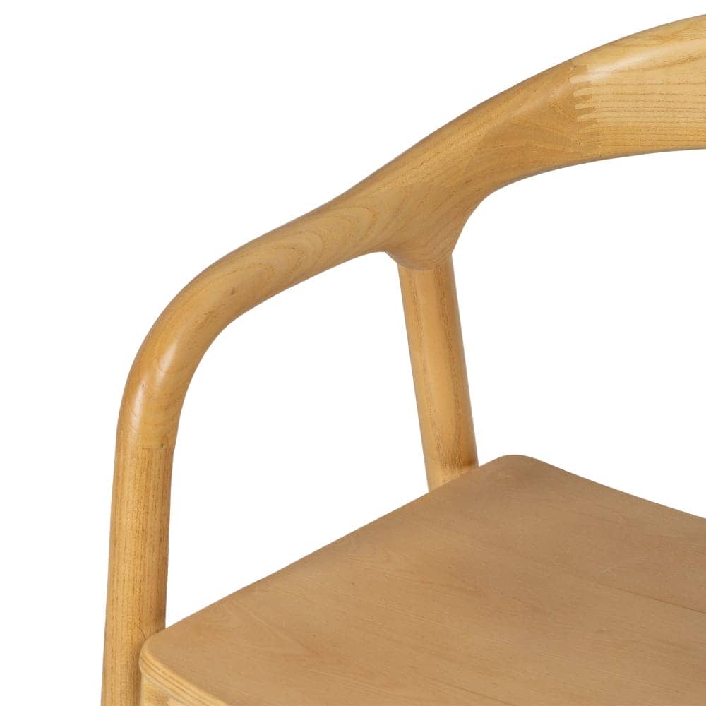 Silla de Madera de Olmo Logan 77 cm - Diseño Ergonómico y Elegante para Comedores y Oficinas - Imagen 4