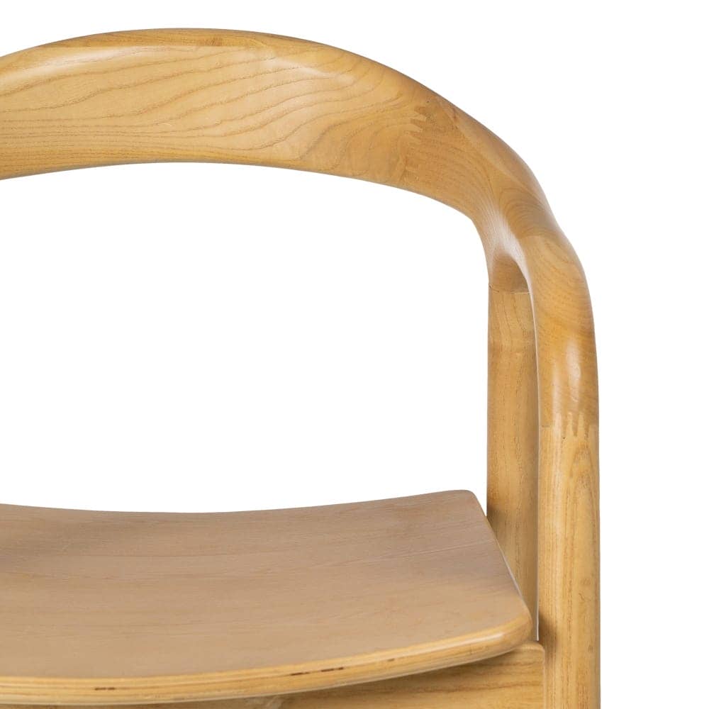 Silla de Madera de Olmo Logan 77 cm - Diseño Ergonómico y Elegante para Comedores y Oficinas - Imagen 5