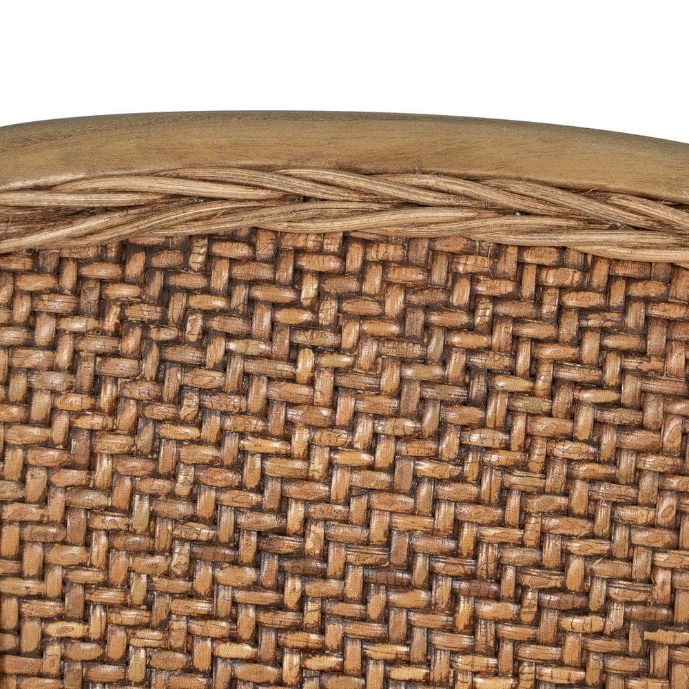 Silla de Madera y Ratán Marrón Colton - Elegante y Confortable, 81 cm, Ideal para Hogar y Oficina - Imagen 11