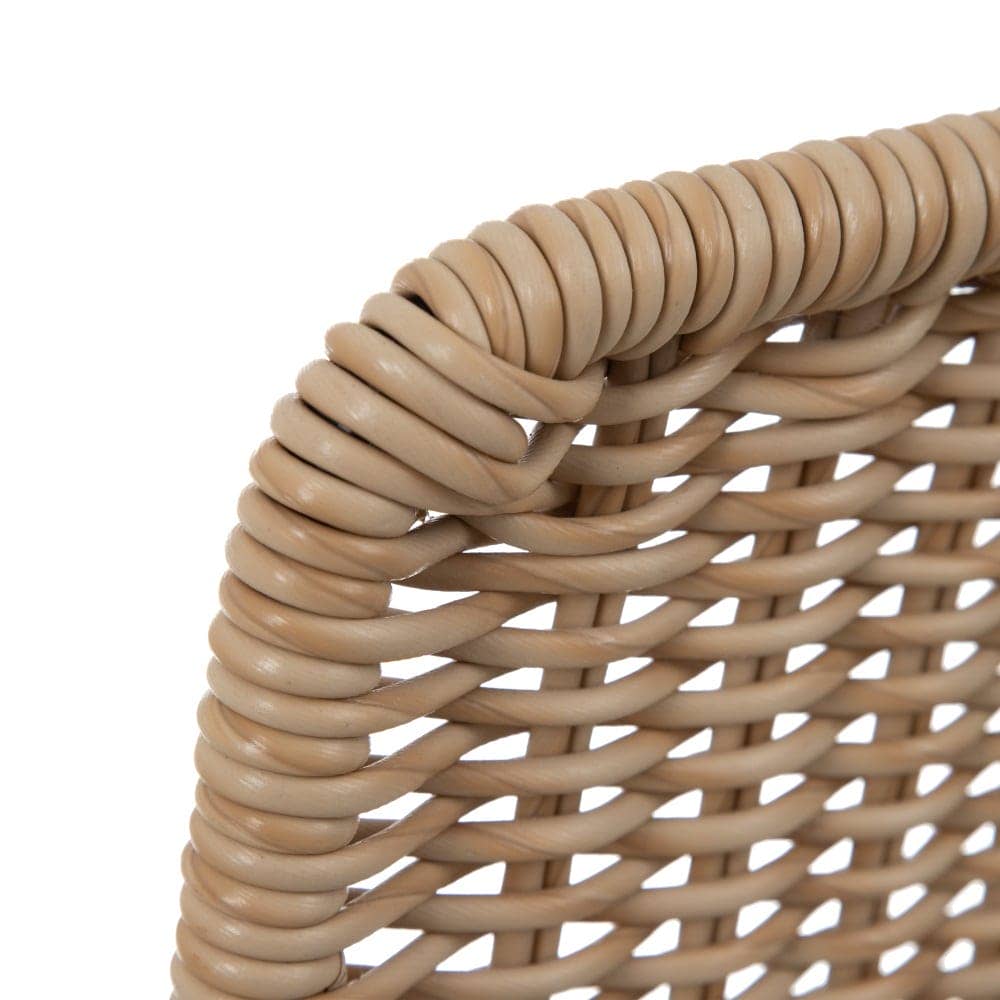 Silla de Polipropileno y Metal Negra 83 cm Raphael - Elegante y Resistente para Jardín y Terraza, Diseño Moderno y Natural, Ideal para Exteriores - Imagen 4