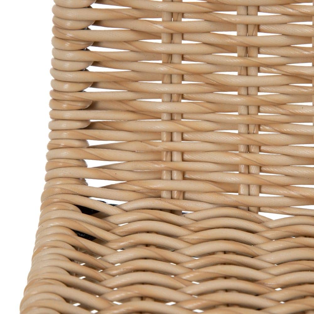 Silla de Polipropileno y Metal Negra 83 cm Raphael - Elegante y Resistente para Jardín y Terraza, Diseño Moderno y Natural, Ideal para Exteriores - Imagen 5
