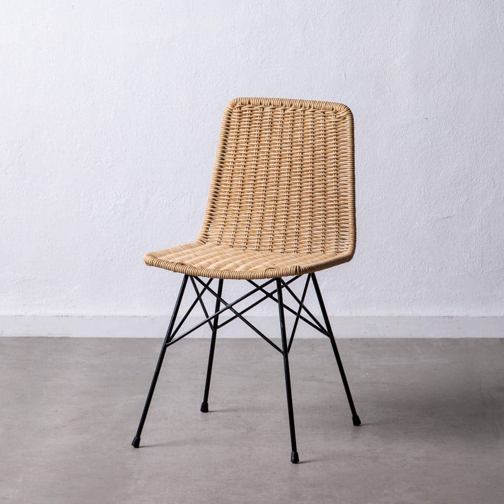 Silla de Polipropileno y Metal Negra 83 cm Raphael - Elegante y Resistente para Jardín y Terraza, Diseño Moderno y Natural, Ideal para Exteriores - Imagen 11