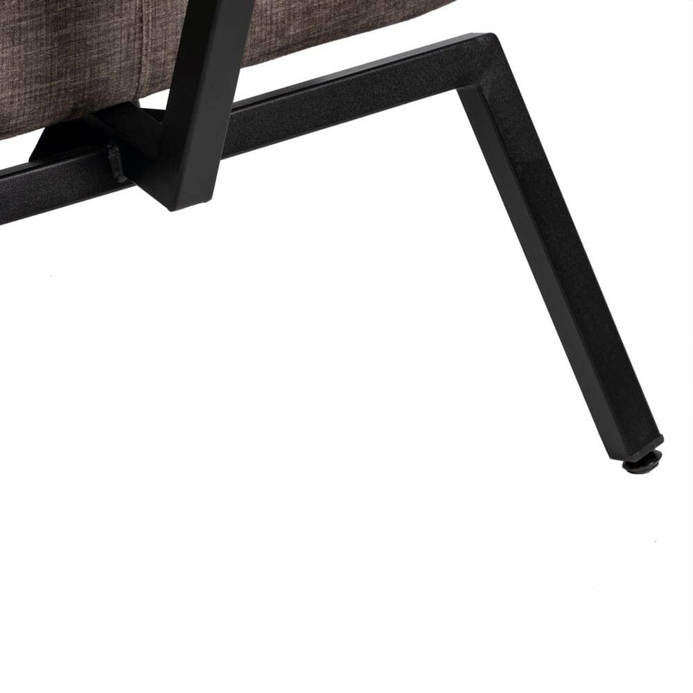 Silla Gris Moderna Ellis 71 cm - Diseño Contemporáneo, Estructura Metálica y Comodidad Ergonomica para Hogar y Oficina - Imagen 9