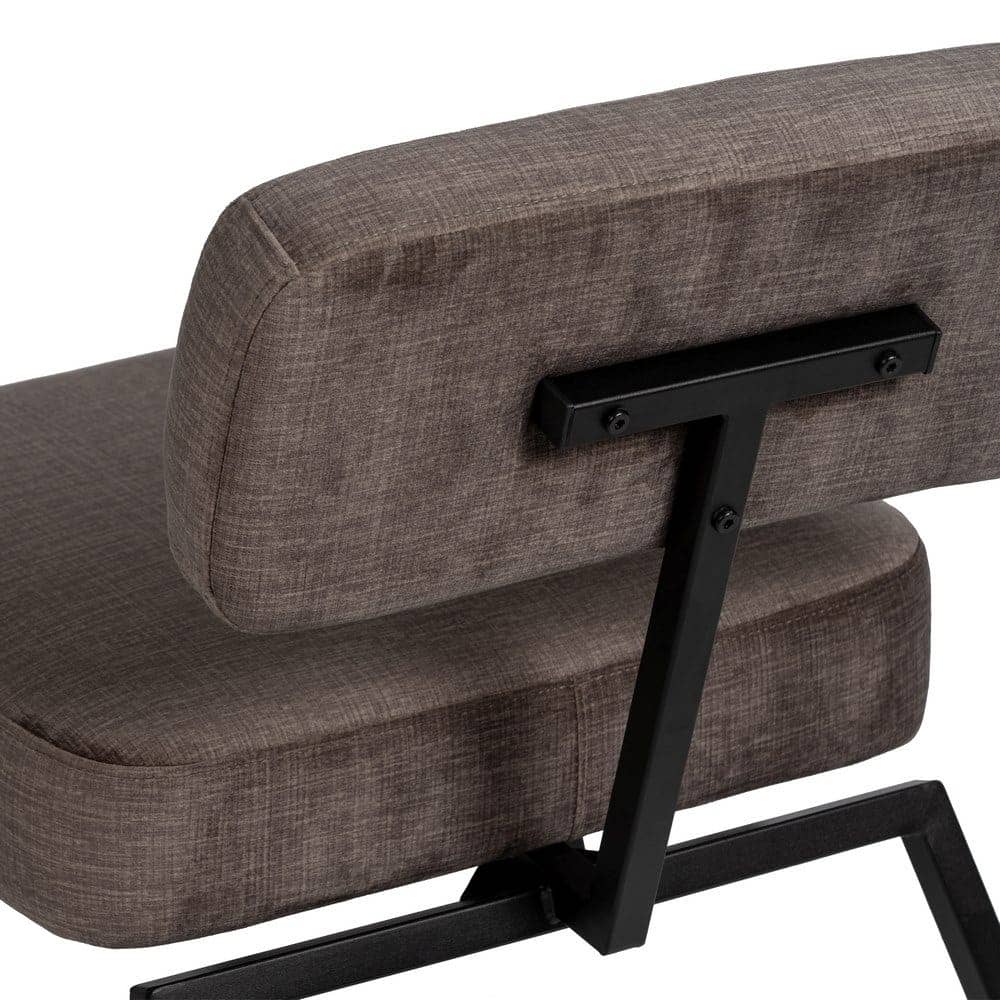 Silla Gris Moderna Ellis 71 cm - Diseño Contemporáneo, Estructura Metálica y Comodidad Ergonomica para Hogar y Oficina - Imagen 10
