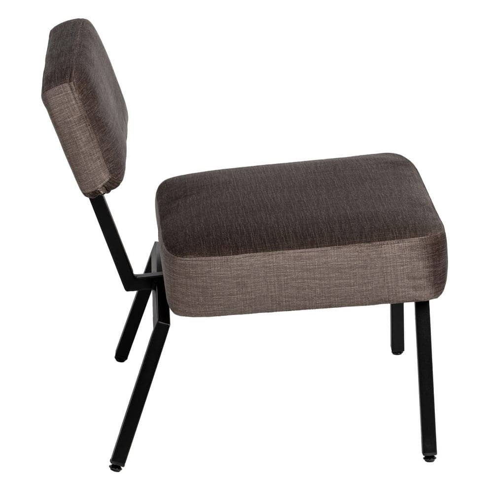 Silla Gris Moderna Ellis 71 cm - Diseño Contemporáneo, Estructura Metálica y Comodidad Ergonomica para Hogar y Oficina - Imagen 2