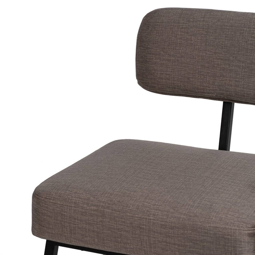 Silla Gris Moderna Ellis 71 cm - Diseño Contemporáneo, Estructura Metálica y Comodidad Ergonomica para Hogar y Oficina - Imagen 5
