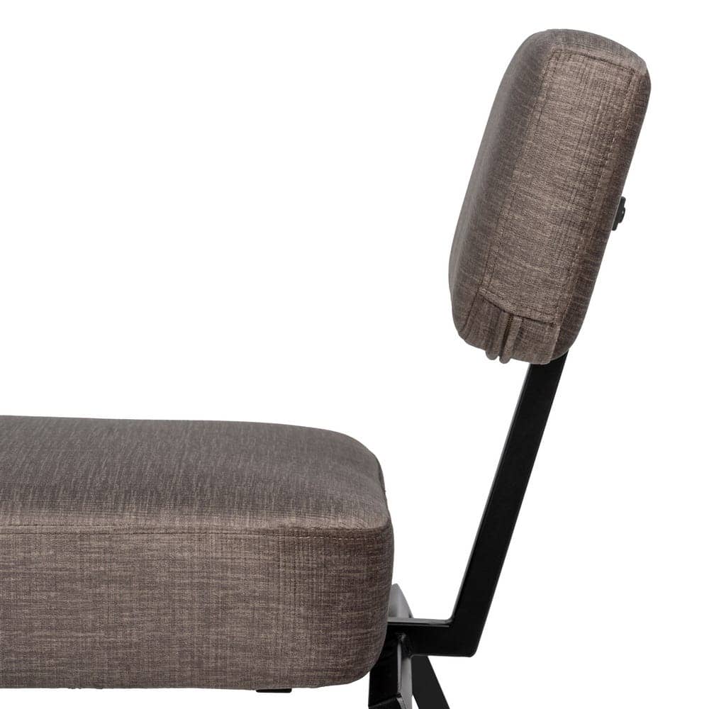 Silla Gris Moderna Ellis 71 cm - Diseño Contemporáneo, Estructura Metálica y Comodidad Ergonomica para Hogar y Oficina - Imagen 7