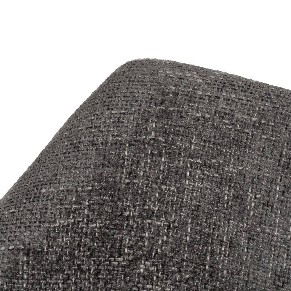 Silla Quilven Gris con Tejido 100% Poliéster y Madera de Haya - Elegancia y Confort 82 cm para Comedores y Salones - Imagen 6