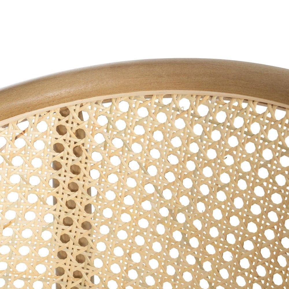 Silla de Madera y Ratán Nixon 56 cm - Diseño Elegante y Confortable para Comedor, Oficina y Terraza - Imagen 7