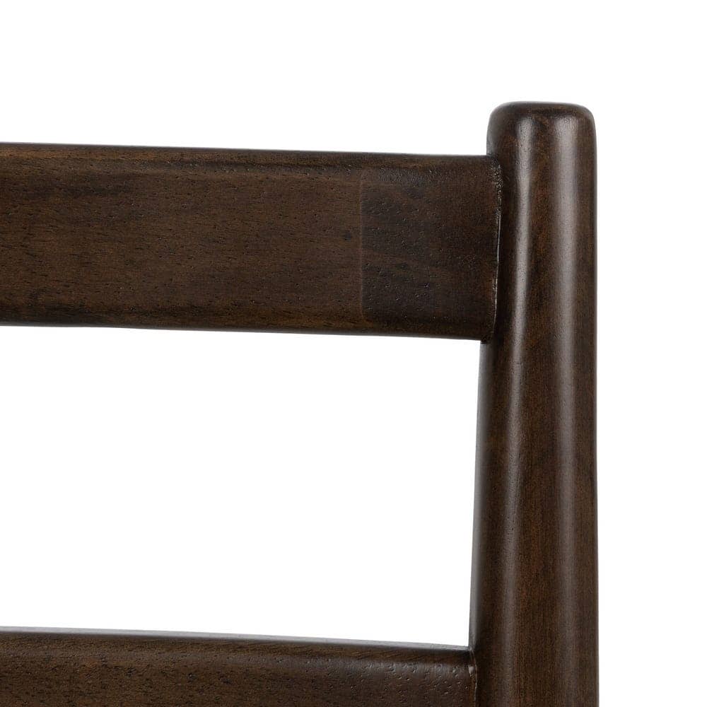 Silla Adler Marrón de Madera y Fibra Natural - Diseño Moderno y Cómodo para Comedor y Salón (80 cm) - Imagen 10
