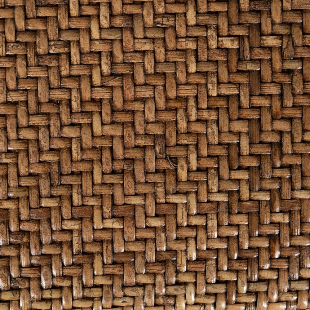 Silla Remington Marrón de Madera de Olmo y Ratán con Reposabrazos - Elegante y Cómoda para tu Hogar - Imagen 12