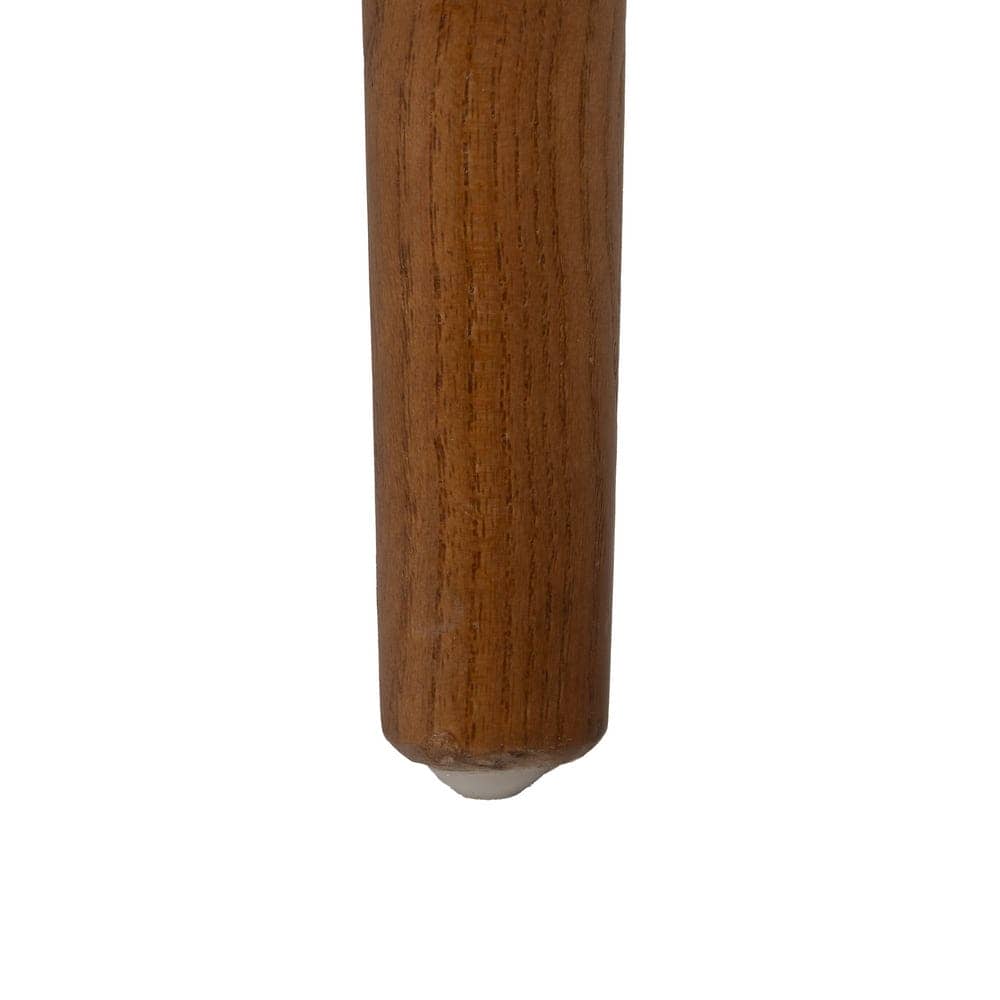 Silla Granth de Madera de Olmo Clásica y Elegante con Asiento en Simil Piel Verde - 71 cm, Confort y Estilo para tu Hogar - Imagen 12