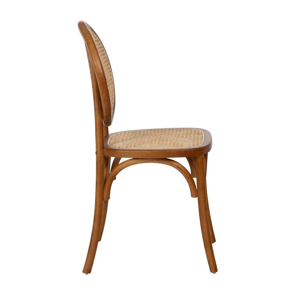 Silla Miel de Madera de Olmo - Diseño Elegante y Confortable para Hogar y Contract (89 cm) - Imagen 2