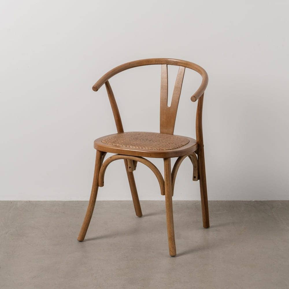 Silla Camden de Madera de Haya y Ratán en Color Miel - Elegancia y Confort para tu Hogar (81 cm) - Imagen 15