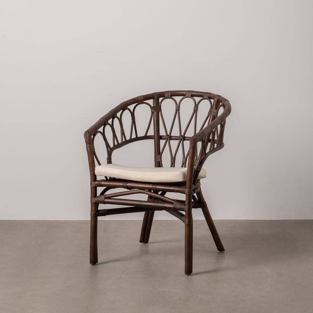 Silla Natural de Ratán Apilable para Salón - Diseño Elegante y Confortable, 78 cm - Imagen 2