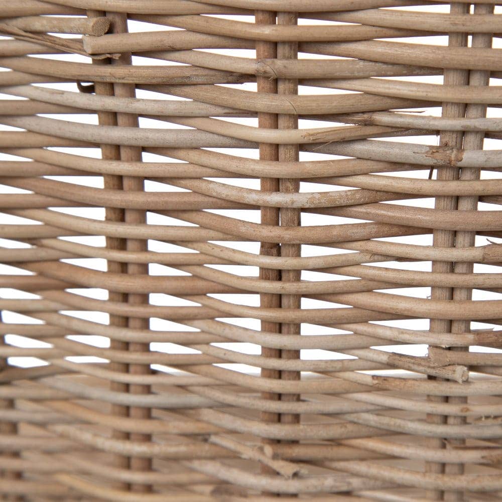 Silla Natural Negra de Fibra y Metal - Diseño Bohemio y Elegante, 77 cm - Imagen 5