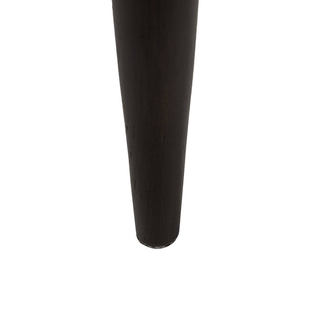 Silla Negra de Madera de Roble y Tela Acolchada 76 cm Sterling - Diseño Moderno y Confortable para Comedores y Salas de Estar - Imagen 12