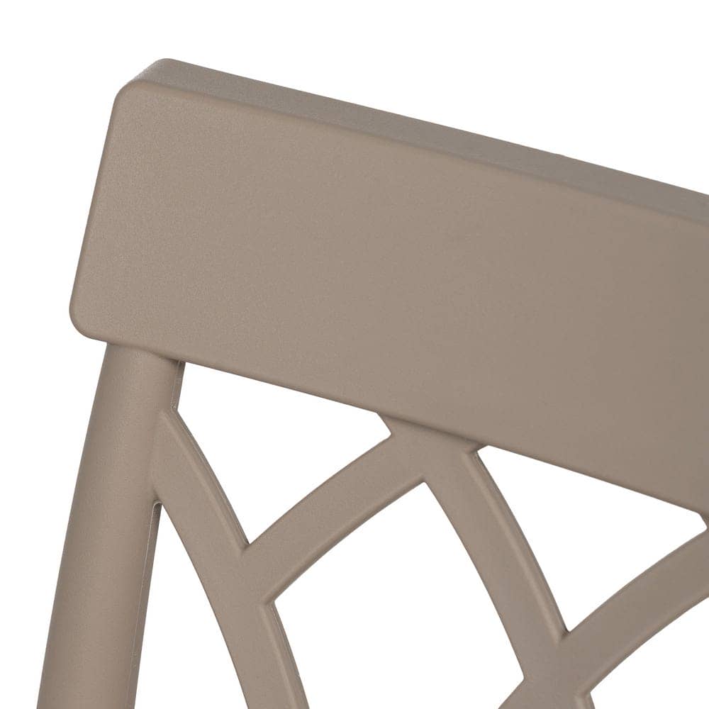 Silla Apilable Taupe de Polipropileno Dorven - Diseño Moderno y Ergonómico para Interiores y Exteriores, 83 cm, Ligera y Resistente con Protección UV - Imagen 6