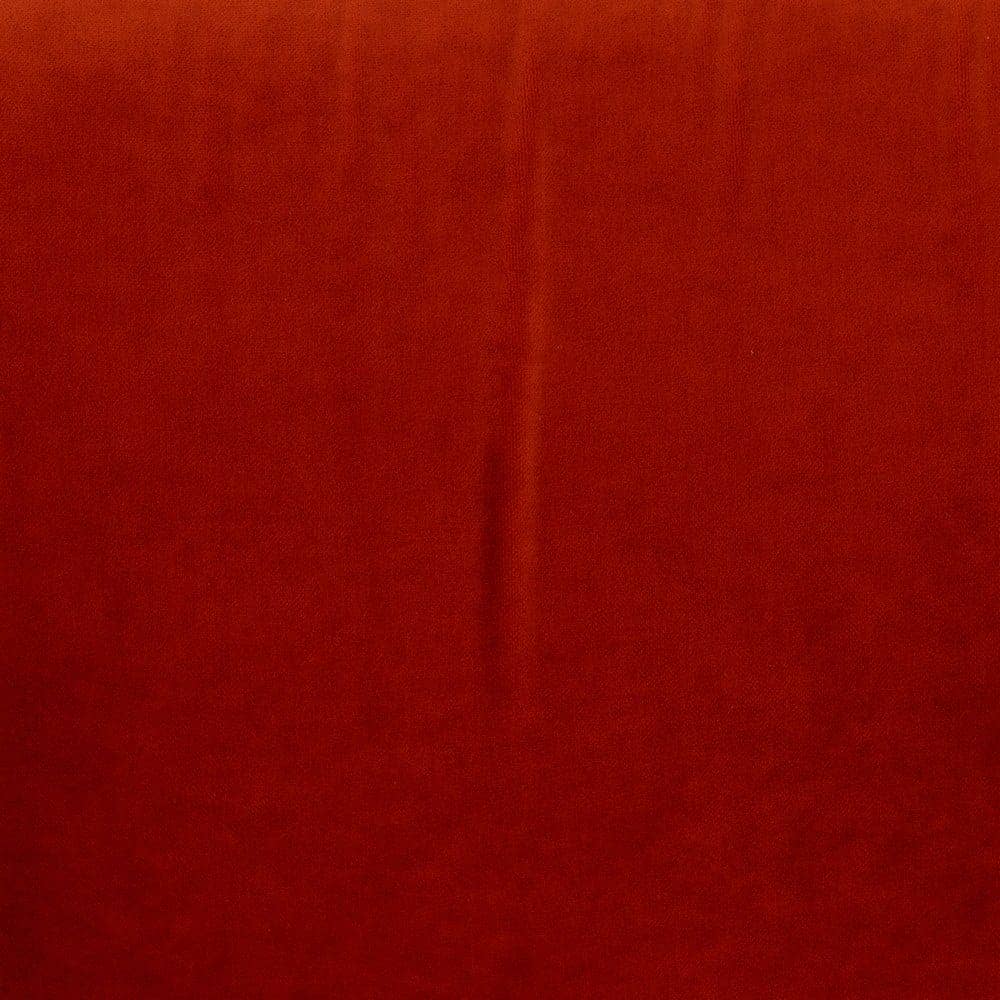 Sillón Rojo de Terciopelo y Madera para Salón - Diseño Contemporáneo 82 cm, Comodidad y Estilo para tu Hogar - Imagen 9