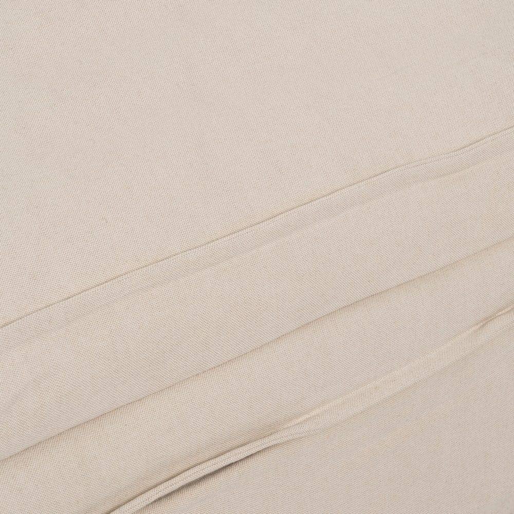 Sofá 2 Plazas Crema en Madera y Tejido Lino-Cotón 180 cm - Diseño Elegante y Confort Premium para Salón - Imagen 7