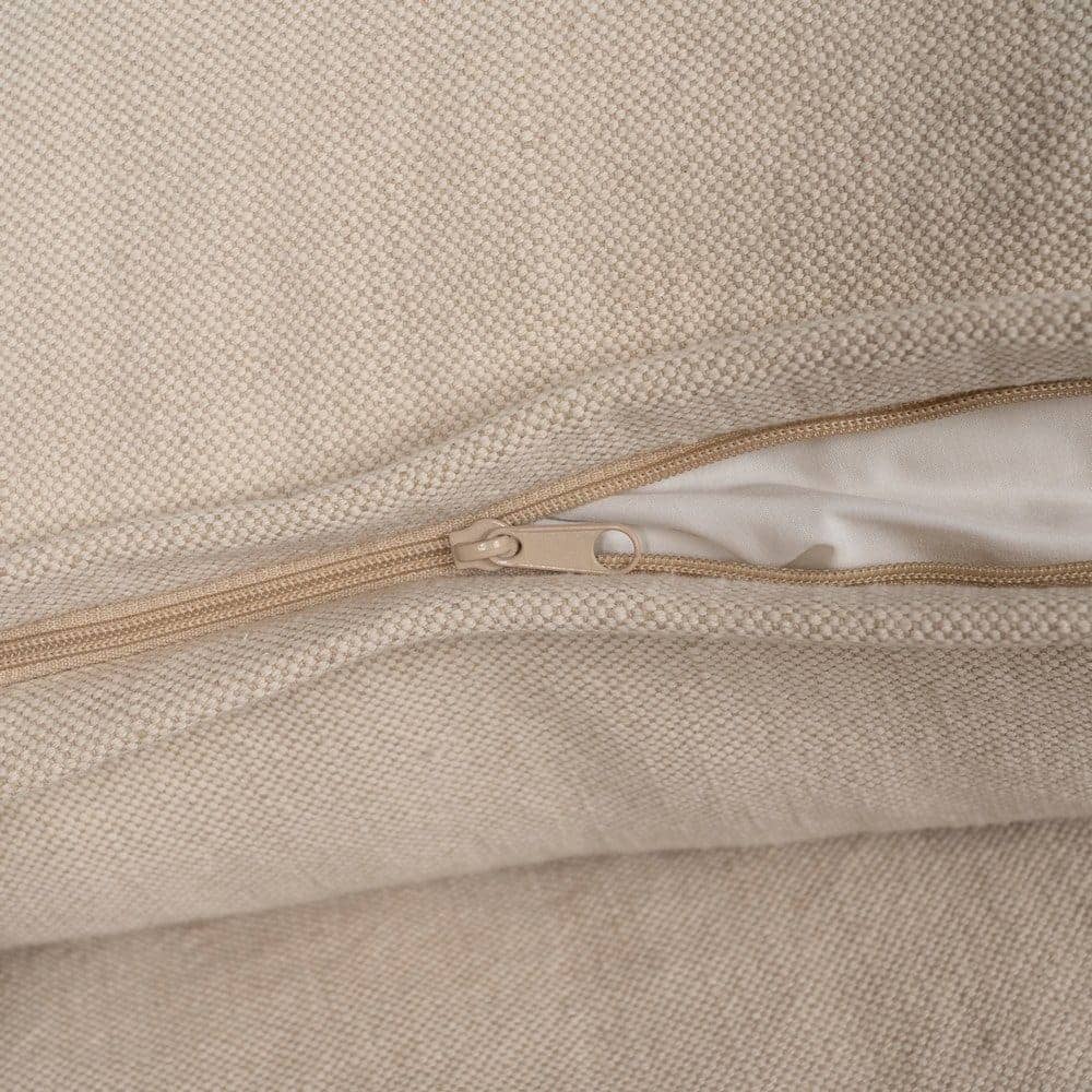 Sofá 3 Plazas Crema de Tejido Premium para Salón - 210 cm, Confort y Estilo Atemporal, Desenfundable y Duradero, Soporta 330 kg - Imagen 9