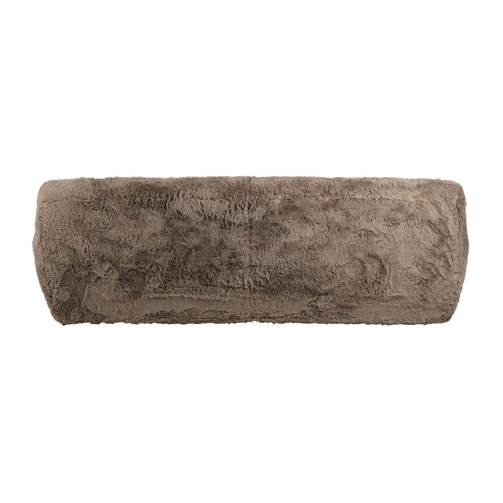 Sofá 3 Plazas Taupe Tejido 100% Poliéster y Estructura de Metal - 213 cm, Confort y Estilo Moderno para tu Salón - Imagen 3