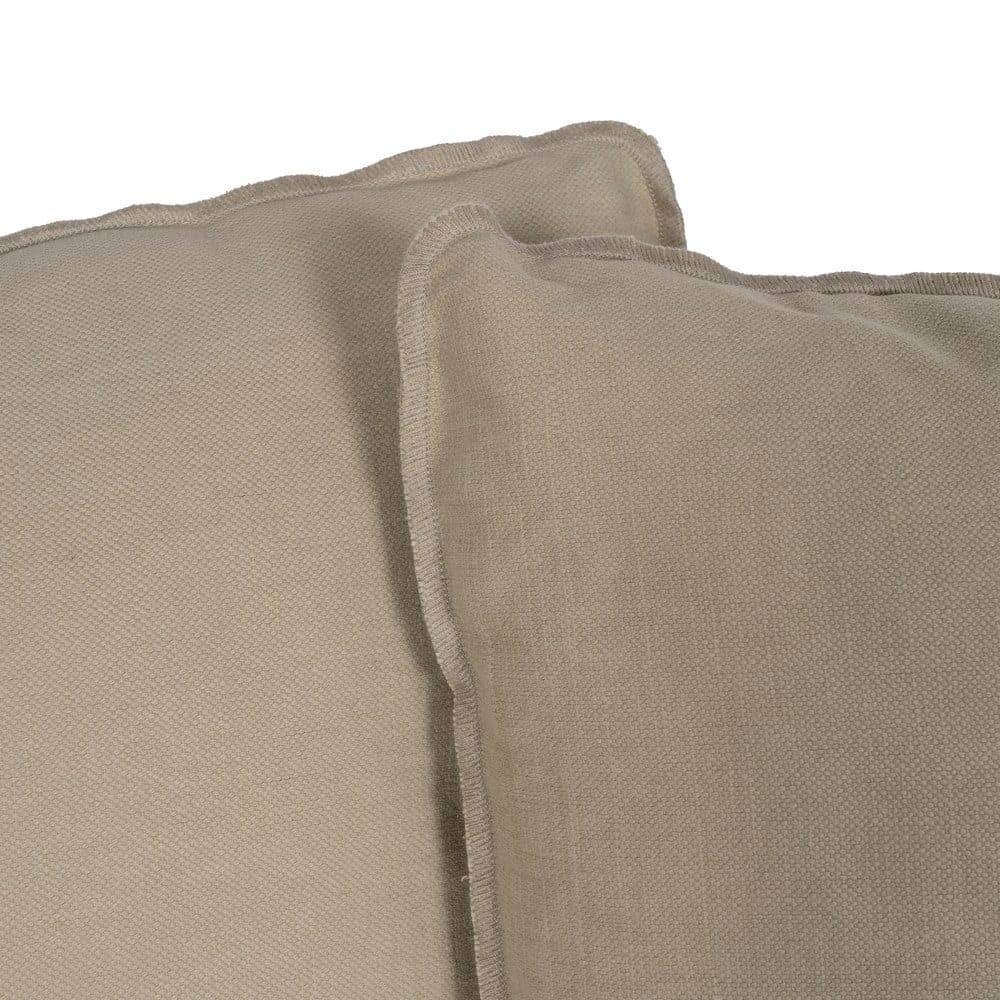 Sofá Beige de 3 Plazas con Tejido Premium y Estructura de Madera - Diseño Elegante y Cómodo (216 cm) - Imagen 6