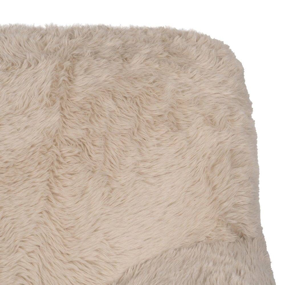 Sofá Beige de 3 Plazas en Tejido 100% Poliéster - Diseño Amplio y Moderno de 240 cm para Salones Elegantes y Confortables - Imagen 9