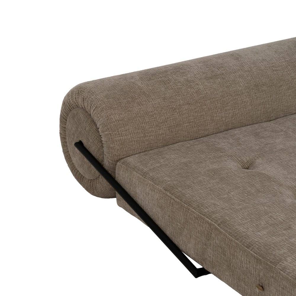 Sofá Beige Compacto en Tejido para Salón - Diseño Moderno y Funcional, 89 cm, Confort y Estilo para tu Hogar - Imagen 9