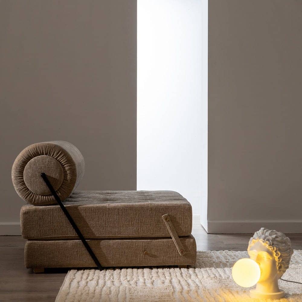 Sofá Beige Compacto en Tejido para Salón - Diseño Moderno y Funcional, 89 cm, Confort y Estilo para tu Hogar - Imagen 16