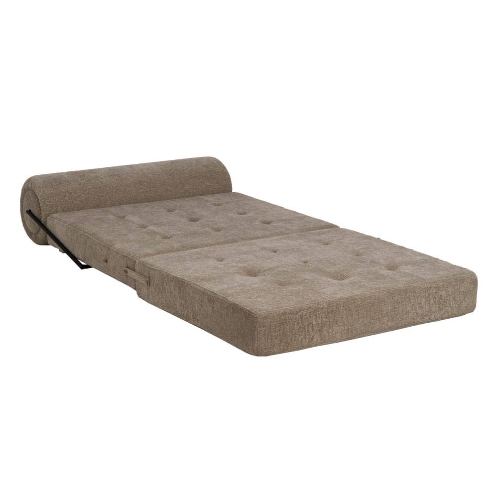 Sofá Beige Compacto en Tejido para Salón - Diseño Moderno y Funcional, 89 cm, Confort y Estilo para tu Hogar - Imagen 2