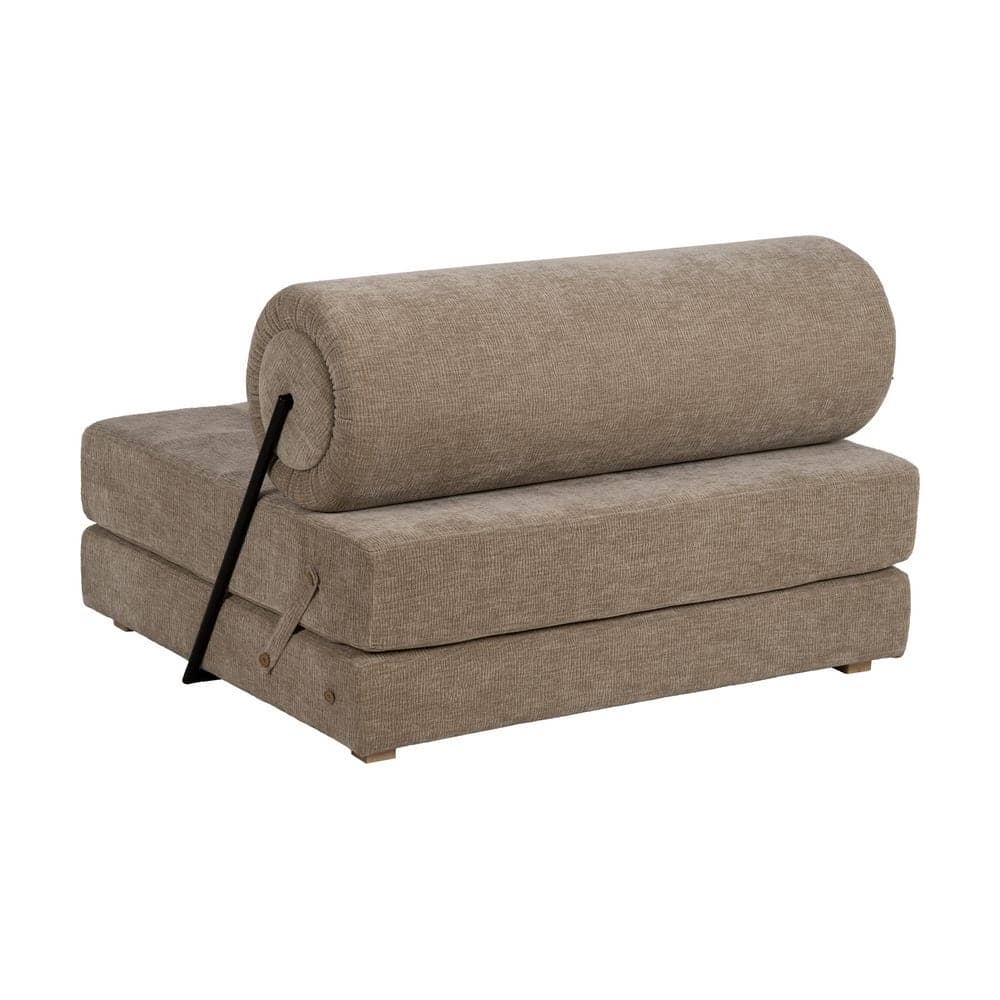 Sofá Beige Compacto en Tejido para Salón - Diseño Moderno y Funcional, 89 cm, Confort y Estilo para tu Hogar - Imagen 4