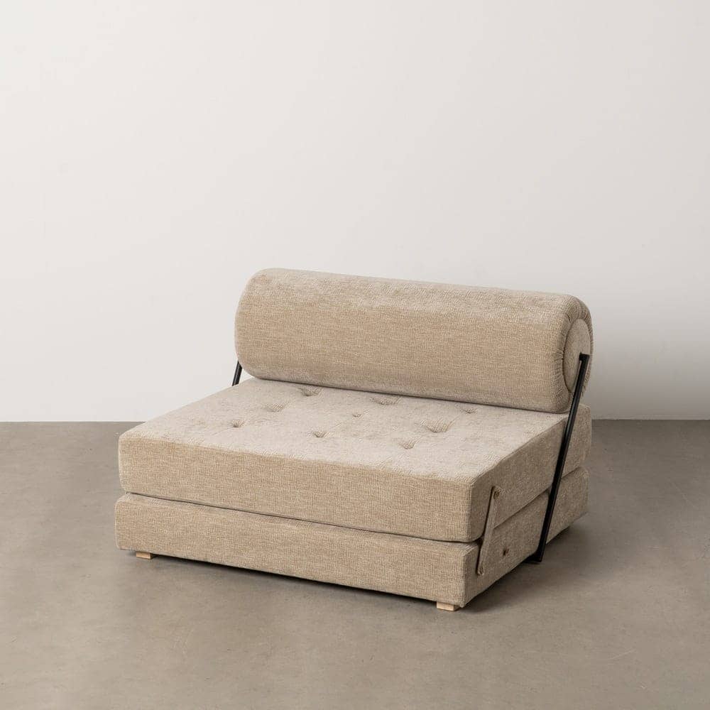 Sofá Beige Compacto en Tejido para Salón - Diseño Moderno y Funcional, 89 cm, Confort y Estilo para tu Hogar - Imagen 18