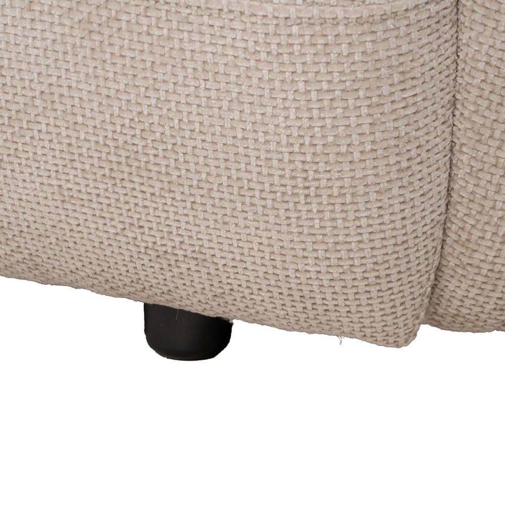 Sofá Beige Módulo Derecho 65 cm en Tejido 100% Poliéster para Salón - Diseño Modular, Cómodo y Elegante - Imagen 13
