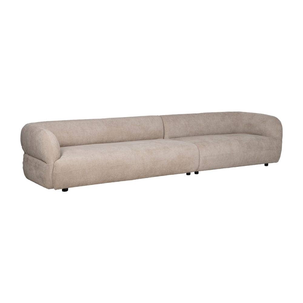Sofá Beige Módulo Derecho 65 cm en Tejido 100% Poliéster para Salón - Diseño Modular, Cómodo y Elegante - Imagen 3
