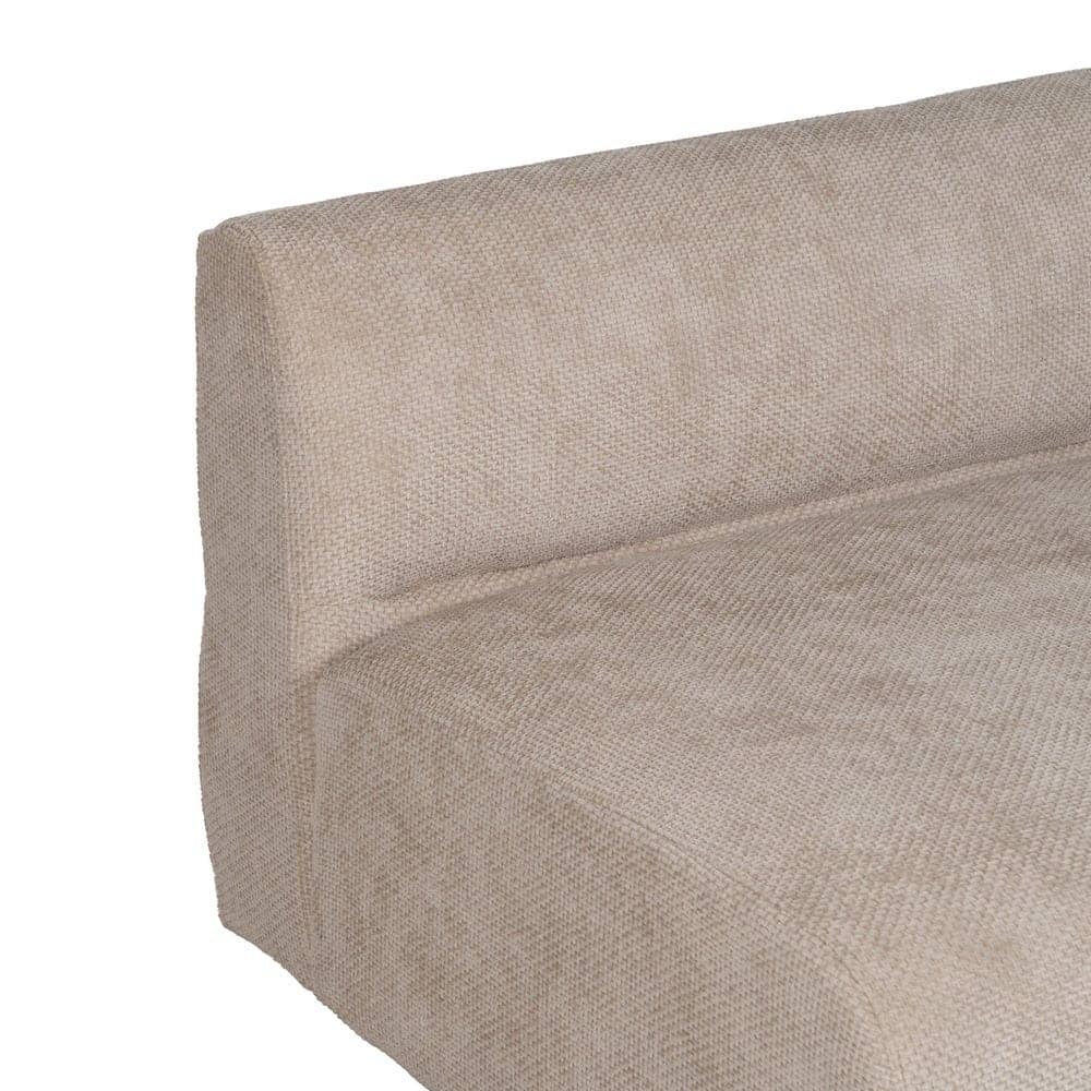 Sofá Beige Módulo Derecho 65 cm en Tejido 100% Poliéster para Salón - Diseño Modular, Cómodo y Elegante - Imagen 6