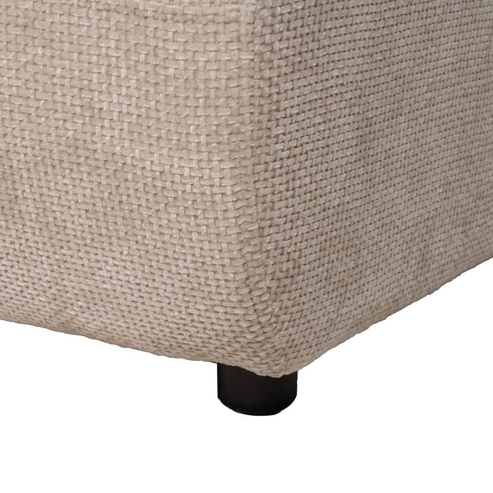 Sofá Beige Módulo Izquierdo 65 cm - Elegante y Confortable para Decoración Moderna, 100% Poliéster, Estructura de Madera, Ideal para Salones - Imagen 12