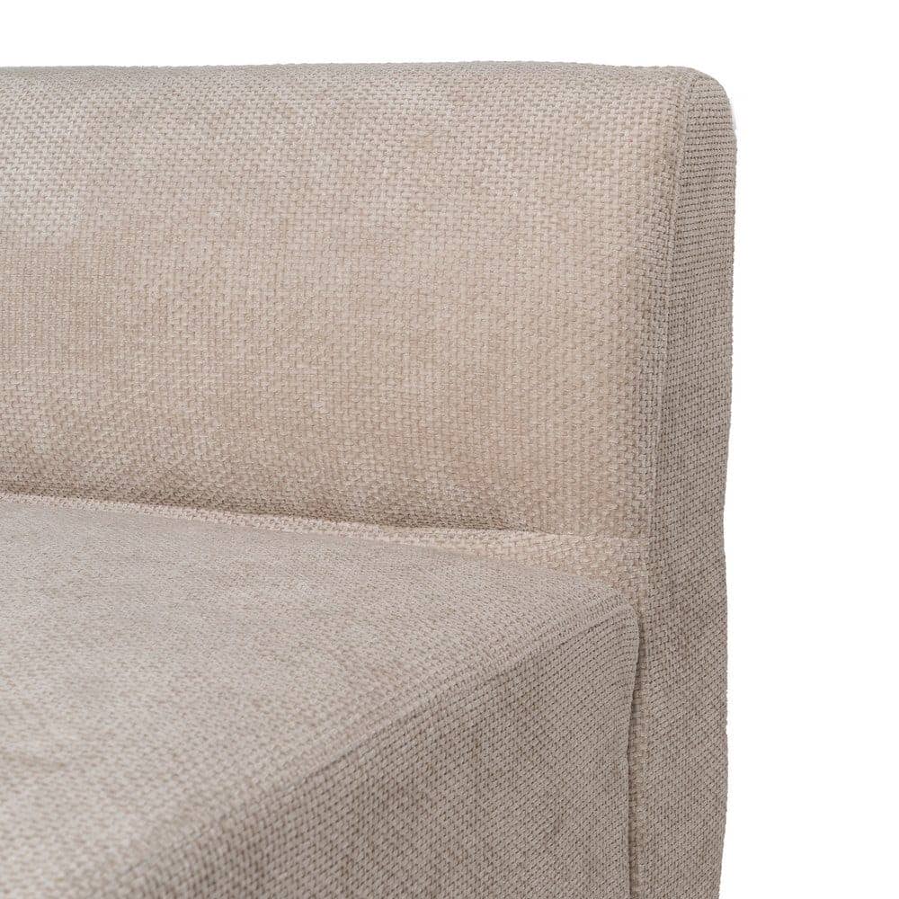 Sofá Beige Módulo Izquierdo 65 cm - Elegante y Confortable para Decoración Moderna, 100% Poliéster, Estructura de Madera, Ideal para Salones - Imagen 8