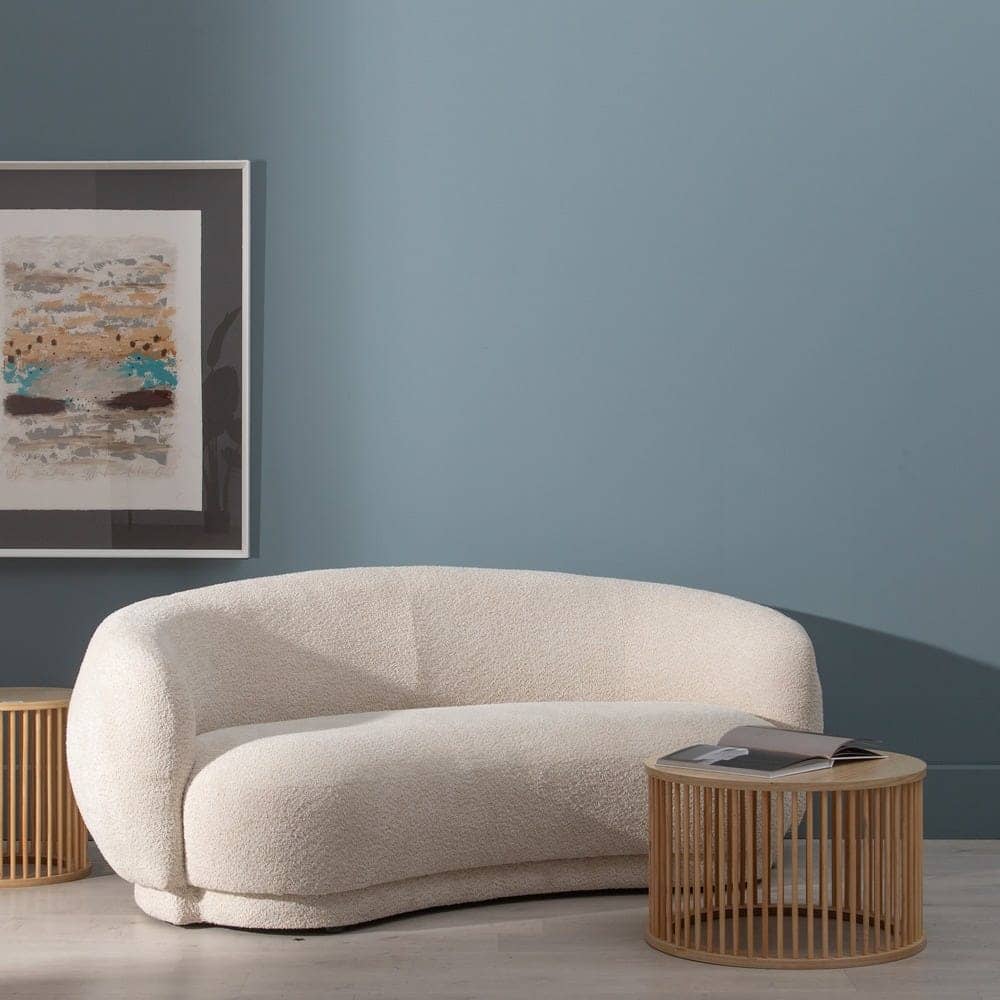 Sofá Beige Tejido de 195 cm para Salón - Estilo y Comodidad en Tu Hogar - Imagen 13