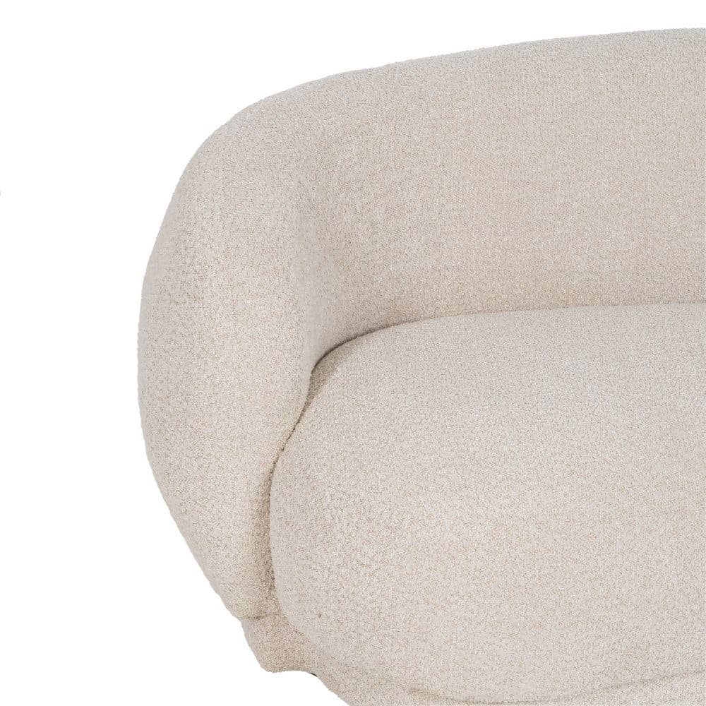 Sofá Beige Tejido de 195 cm para Salón - Estilo y Comodidad en Tu Hogar - Imagen 5