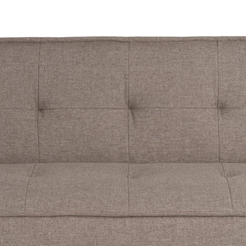 Sofá Cama Beige en Chenilla Moderno - Diseño Elegante y Funcional, 181x101 cm, Estructura Duradera y Confort Excepcional - Imagen 11